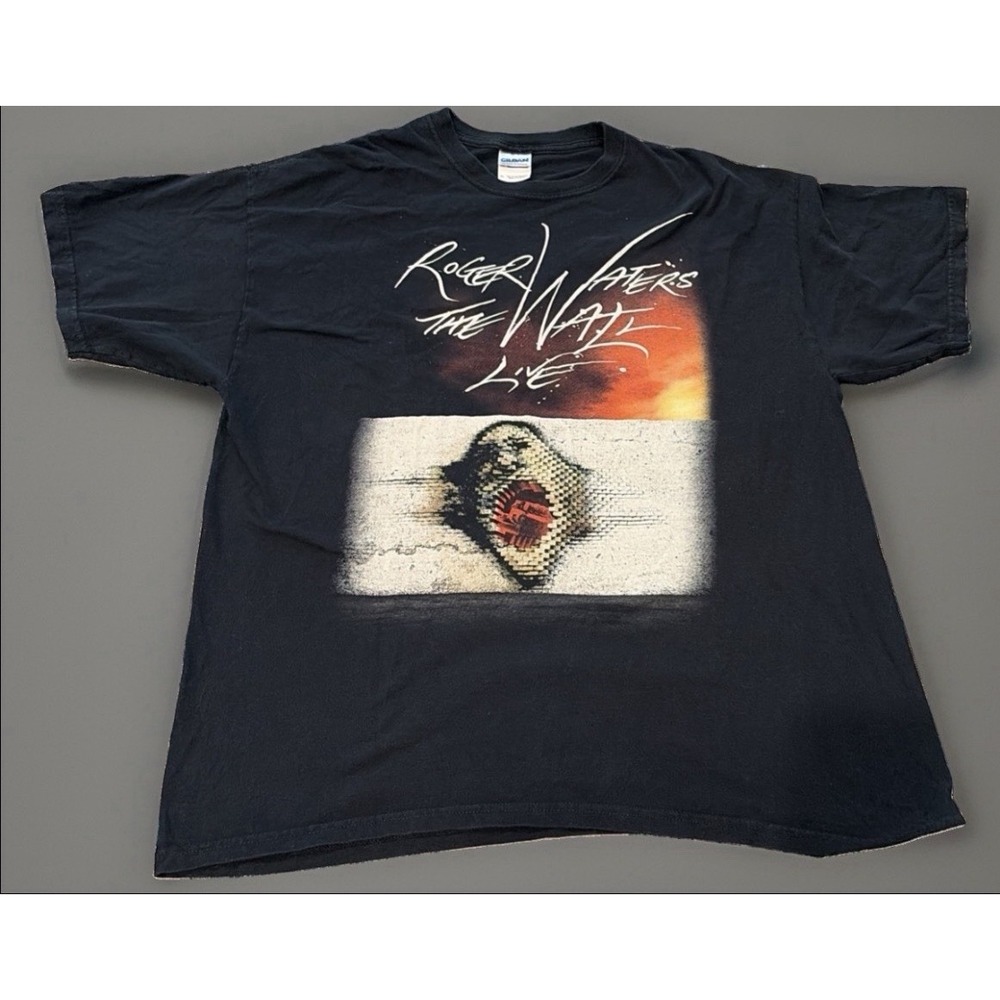 2012 Pink Floyd Roger Waters The Wall Live T Shirt Mens XL Black